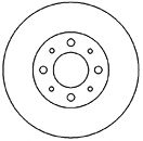 Тормозной диск MAPCO 15974