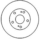 Тормозной диск MAPCO 45516