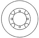 Тормозной диск MAPCO 45541