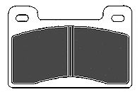 Комплект тормозных колодок, дисковый тормоз MAPCO 01800