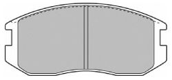 Комплект тормозных колодок, дисковый тормоз MAPCO 6410