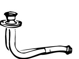 Труба выхлопного газа FONOS 11103