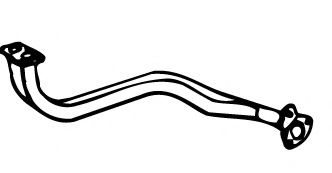 Труба выхлопного газа IZAWIT 21123