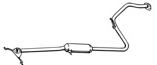 Средний глушитель выхлопных газов FONOS 617749