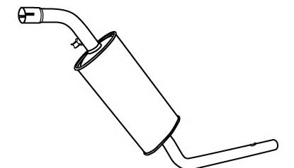 Средний глушитель выхлопных газов EBERSPÄCHER 12217