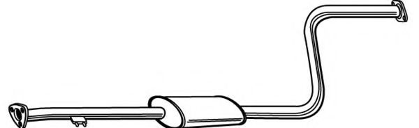 Средний глушитель выхлопных газов FONOS 620013