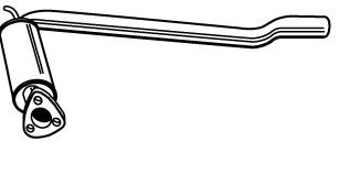 Предглушитель выхлопных газов FONOS 616409