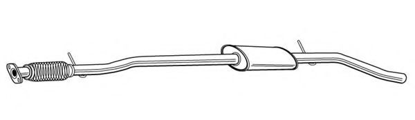 Средний глушитель выхлопных газов FONOS 610796