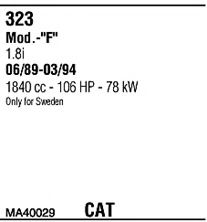 Система выпуска ОГ FONOS MA40029