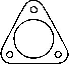 Прокладка, труба выхлопного газа CORTECO 027396H