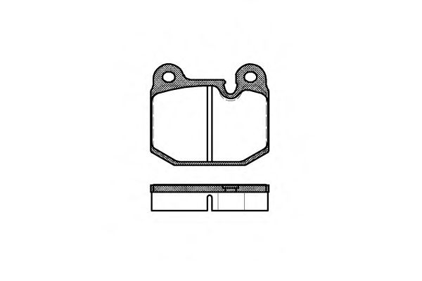 Комплект тормозных колодок, дисковый тормоз ROADHOUSE 2014.10