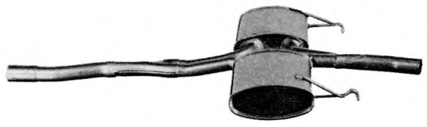 Средний глушитель выхлопных газов IMASAF 715226