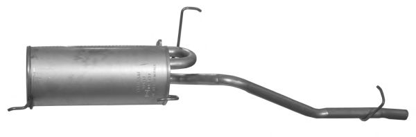 Глушитель выхлопных газов конечный TESH 240618