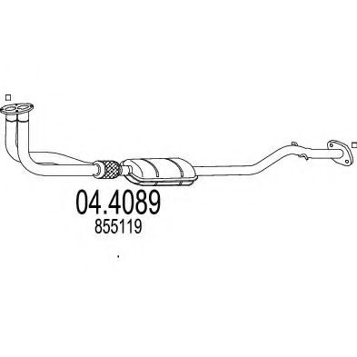 Катализатор MTS 04.4089