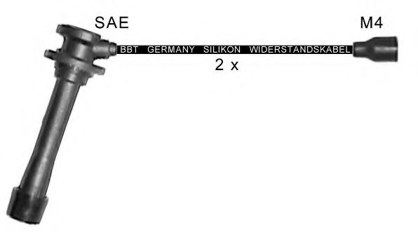 Комплект проводов зажигания BBT ZK1791