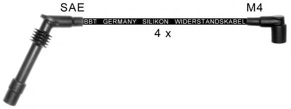 Комплект проводов зажигания BBT ZK742