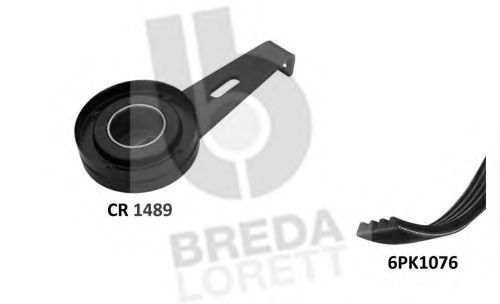 Поликлиновой ременный комплект BREDA  LORETT KCA0020
