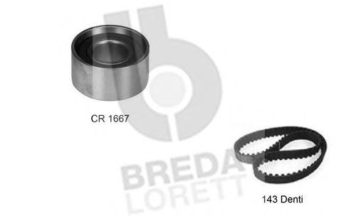 Комплект ремня ГРМ BREDA  LORETT KCD0257