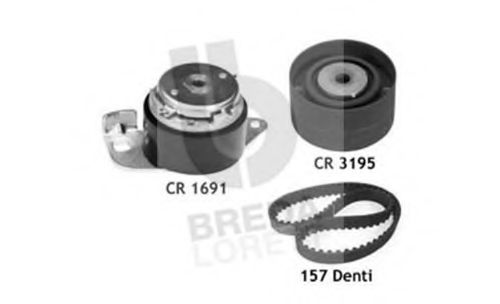 Комплект ремня ГРМ BREDA  LORETT KCD0397