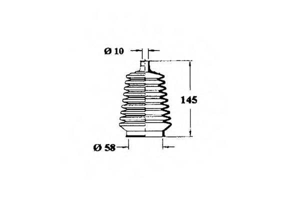 Пыльник, рулевое управление OCAP 1211101