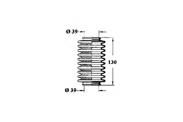 Пыльник, рулевое управление OCAP 1211263