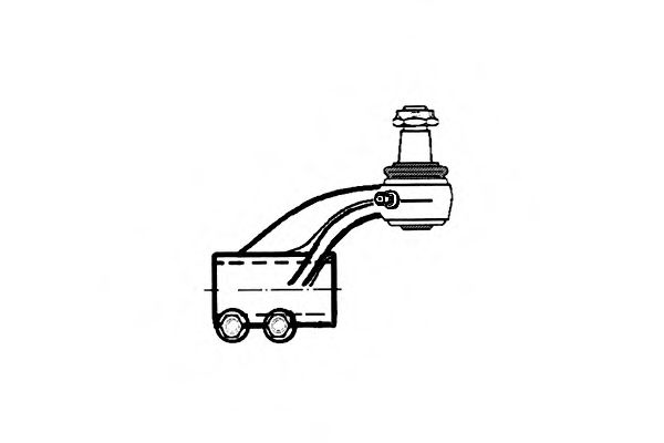 Наконечник поперечной рулевой тяги OCAP 0296641