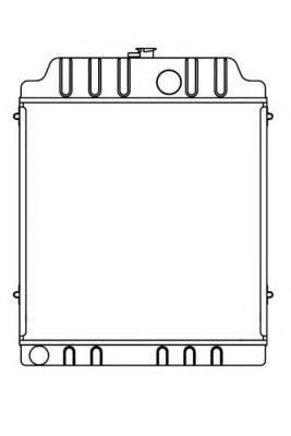 Радиатор, охлаждение двигателя NRF 53655
