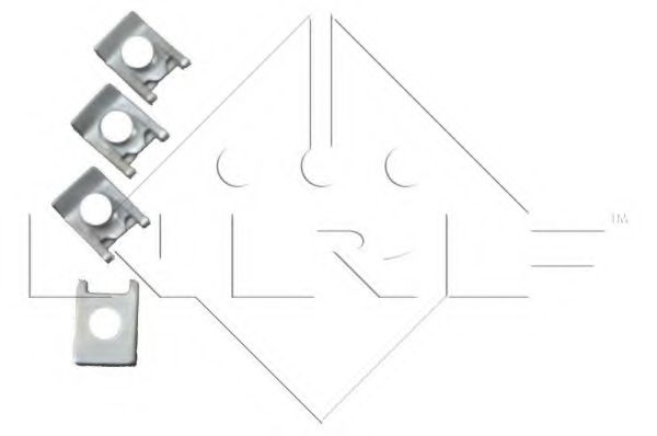 Радиатор, охлаждение двигателя NRF 55317