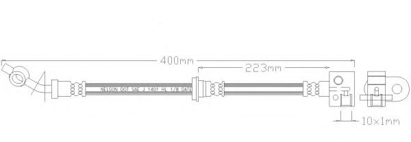 Тормозной шланг REMKAFLEX 2361