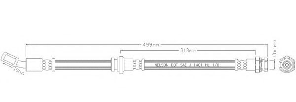Тормозной шланг REMKAFLEX 2630