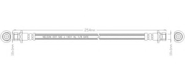 Тормозной шланг REMKAFLEX 3028