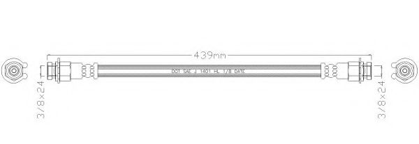 Тормозной шланг REMKAFLEX 4510