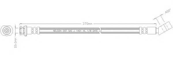 Тормозной шланг REMKAFLEX 4578