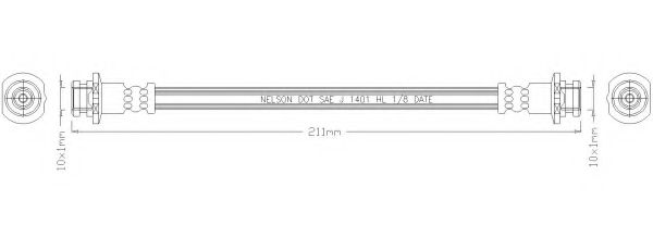 Тормозной шланг REMKAFLEX 6759