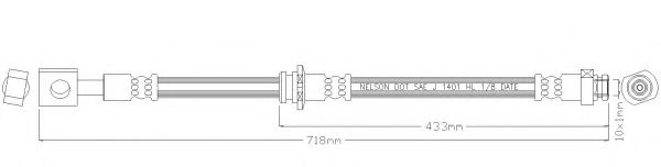 Тормозной шланг REMKAFLEX 7036
