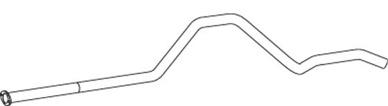 Труба выхлопного газа DINEX 39609