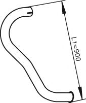 Труба выхлопного газа DINEX 52677