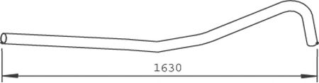 Труба выхлопного газа DINEX 53630