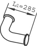 Труба выхлопного газа DINEX 22240