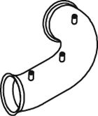 Труба выхлопного газа DINEX 22187