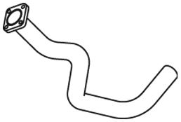 Труба выхлопного газа DINEX 82100