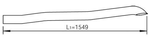 Труба выхлопного газа DINEX 47651