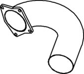 Труба выхлопного газа DINEX 25501