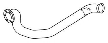 Труба выхлопного газа DINEX 21241