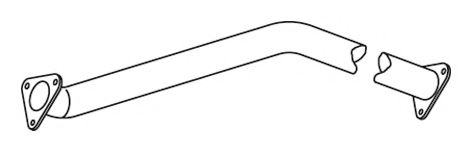 Труба выхлопного газа DINEX 81107