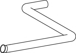 Труба выхлопного газа DINEX 15117