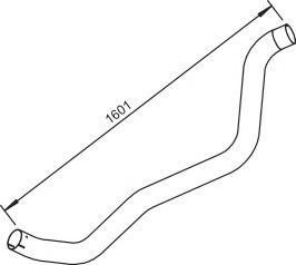 Труба выхлопного газа DINEX 53107