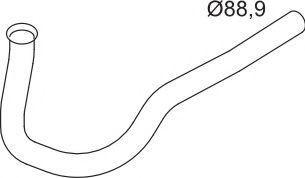 Труба выхлопного газа DINEX 64237