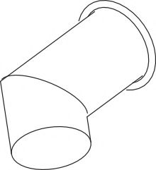 Труба выхлопного газа DINEX 64615