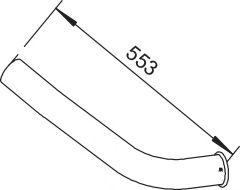 Труба выхлопного газа ZARA 10107